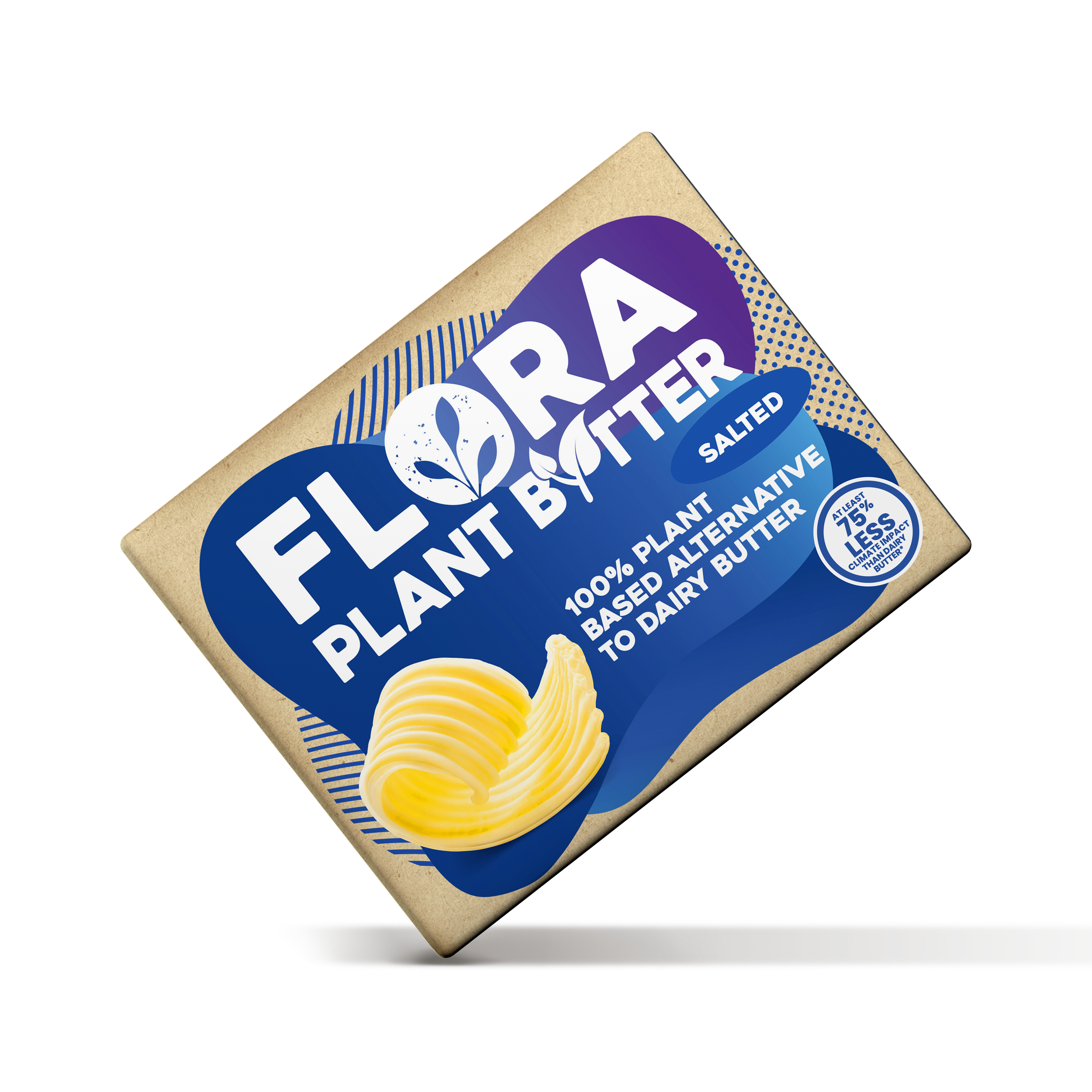 Flora Plant, salted, 250g, block packaging